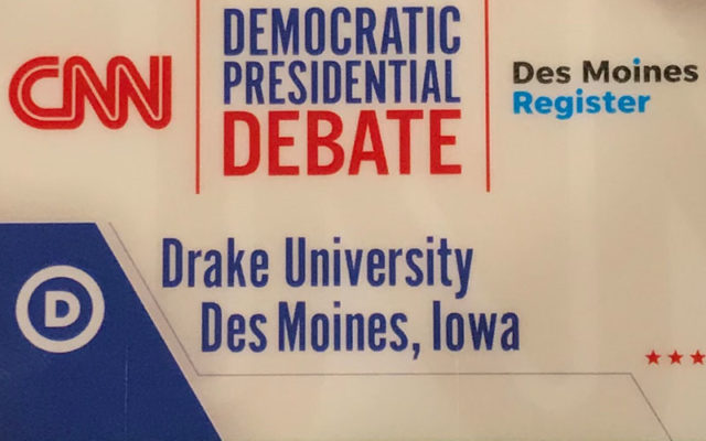 First Iowa debate is tonight, 20 days from Caucuses