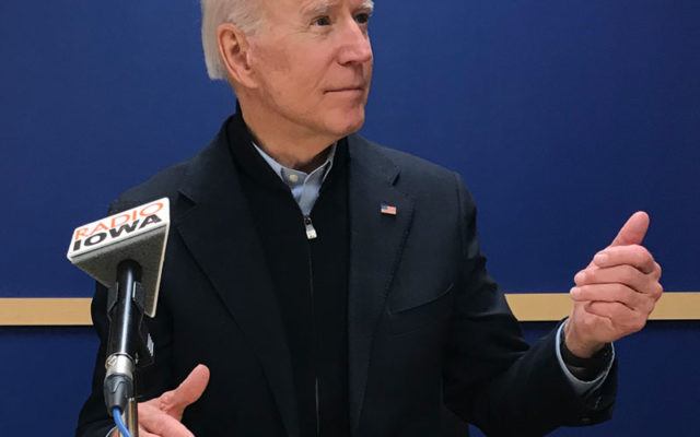 Biden offers closing argument to Iowa Caucus-goers
