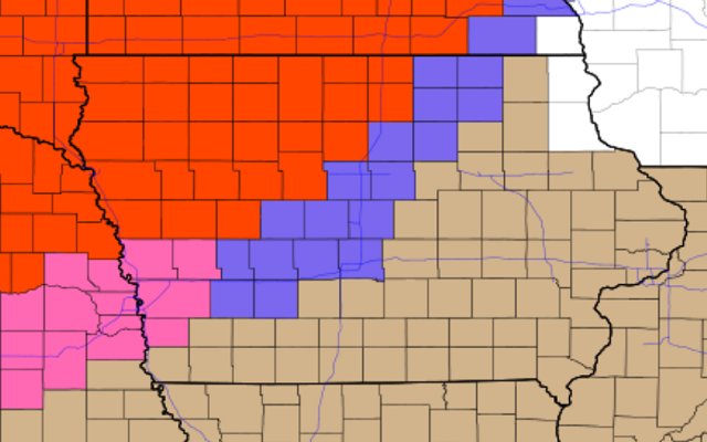 A BLIZZARD WARNING And A WINTER WEATHER ADVISORY Is In Effect For Northern Iowa Through Midnight Tonight.