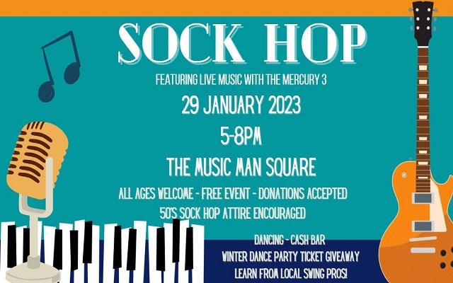 <h1 class="tribe-events-single-event-title">Sock Hop at The Music Man Square</h1>