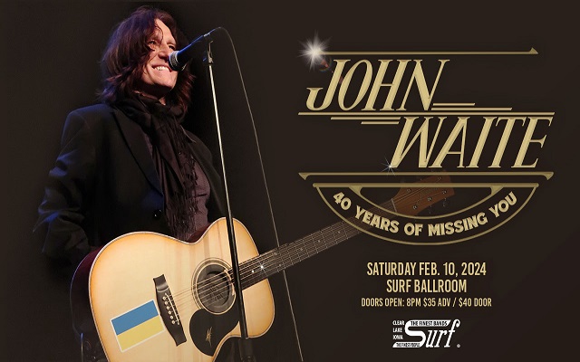 <h1 class="tribe-events-single-event-title">John Waite: 40 Years of Missing You Tour 🎤🎸</h1>